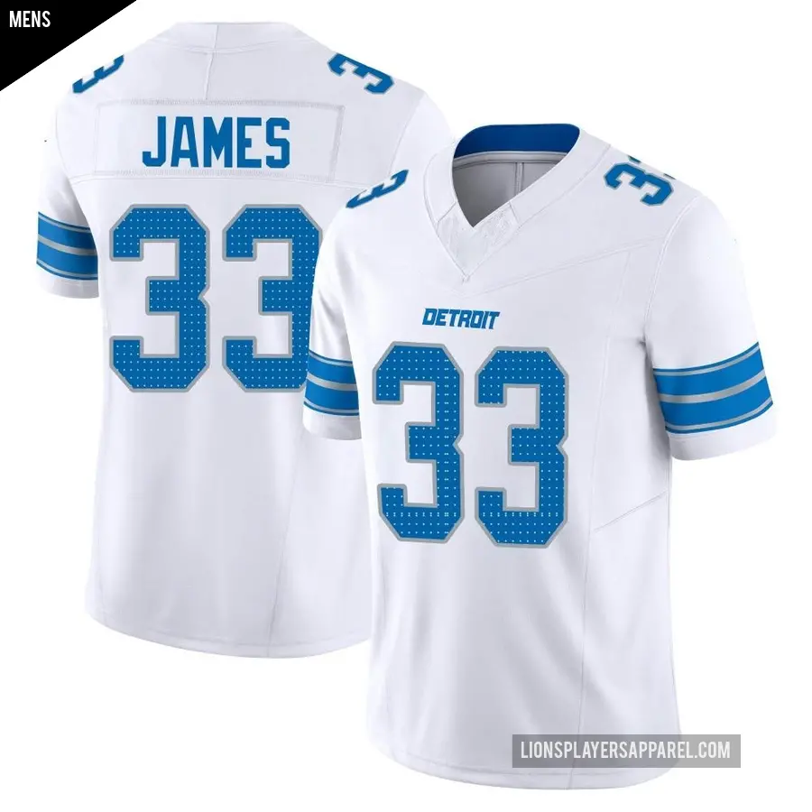 Men's Detroit Lions ＃33 Craig James White Limited Vapor F.U.S.E. 2nd Jersey