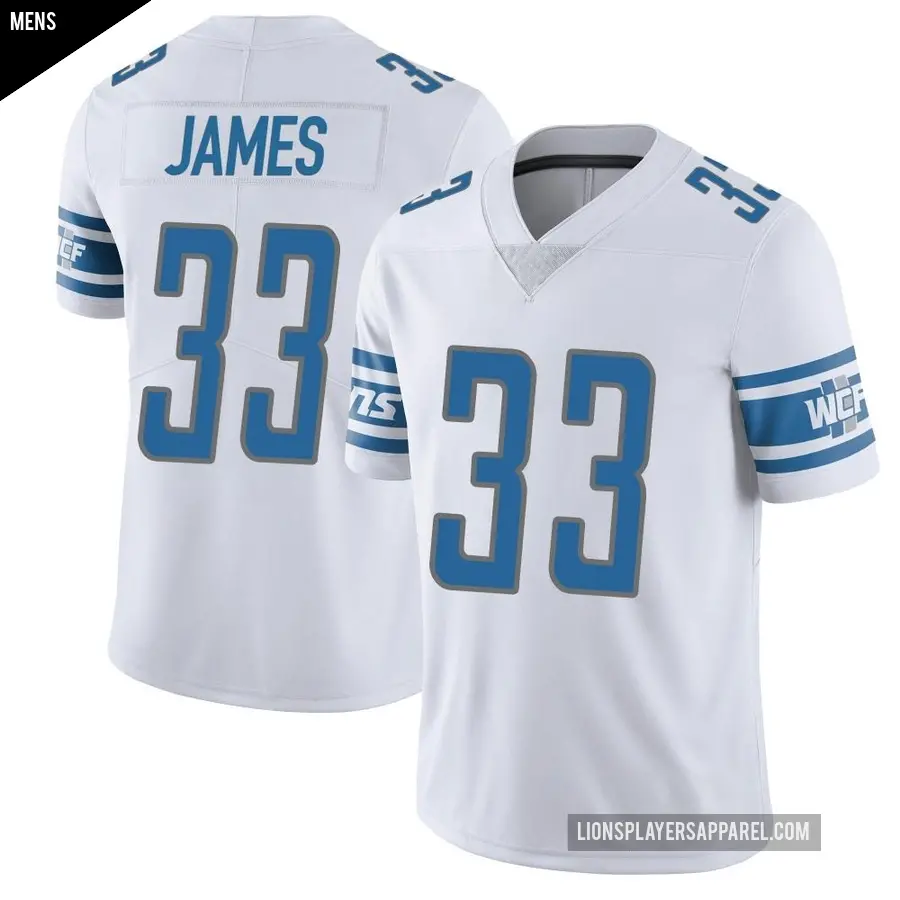 Men's Detroit Lions ＃33 Craig James White Limited Vapor Untouchable Jersey